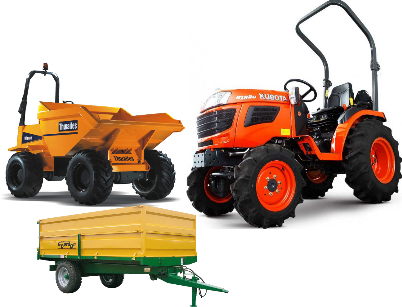 tracteur / porteur / dumper / génie civil