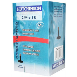 CHAMBRE A AIR HUTCHINSON - 2.25-18 (2 1/4-18) - VALVE DROITE CENTREE SCHRADER