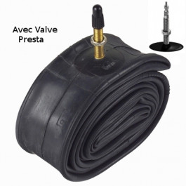 Chambre à air MITAS (Rubena) A02-FV47 - 700x18/25C (27x1.00 à 28x1.00) [18/25-622/630] - Valve Presta 47mm - 105 Gr. 