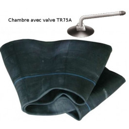 Chambre à air - 6.00-16 (6.50-16) - Valve coudée TR75A pour voiture / 4x4 / utilitaire