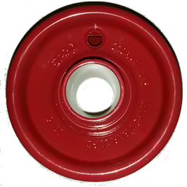 JANTE ACIER ROUGE - 2.10x4 TL - MOYEU TUBE LISSE Ø35x71