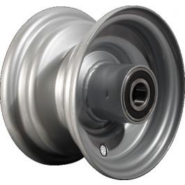 JANTE ACIER GRISE - 3.00x5 TL - MOYEU CENTRE Ø20x100 AVEC ROULEMENTS à BILLES (6204 2RS)