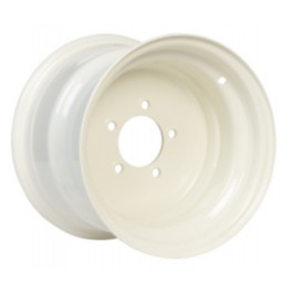JANTE AGRAIRE ACIER CREME (RAL 9001) - 10.50x12 TL / 5T. Ø81x114.3xØ12.5 ET-25 / Ø TR. VALVE 11.3