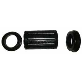Kit bagues nylon + roulement à rouleaux Ø25x75 pour jante Starco à tube lisse Ø35x71