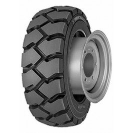 ROUE COMPLÈTE INDUSTRIELLE - 18x7-8 (180/70-8) TT 16PR - JANTE ACIER GRISE EN 2P. BOULONNÉES ENTRAXE 5 TROUS Ø94x140 mm  ET-7 / PNEU BKT POWER TRAX HD / VALVE COUDÉE JS2