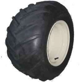 ROUE COMPLÈTE AGRAIRE DROITE - 24x12.00-12 TL 4PR 99A3 / JTE ACIER ORANGE 5T. ENTRAXE Ø79.5x114.3xØ13.5 - DÉPORT ET-25 / PNEU KENDA K472 CHEVRON BAR / VALVE TR413