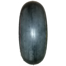ROUE COMPLÈTE CHAR à VOILE - 21x12.00-8 TL 2PR / JTE PLAST. NOIRE MP PLAST 2.50x8 - MOYEU TUBE LISSE Ø35x71 / DURO HF-237 / VALVE TR413