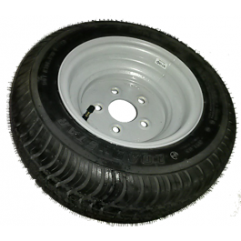ROUE COMPLÈTE REMORQUE - 195/50B10C (18x8.00-10) TL 98/96N / 5 TROUS Ø67x112xØ16 - ET0 / KENDA K399 / VALVE TR-416S