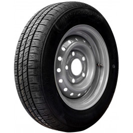 ROUE COMPLÈTE REMORQUE - 155/70R12C TL 104/102N M+S / 5 TROUS Ø67x112xØ16.0 ET30 / PNEU KENDA KR101 / VALVE TR-416S