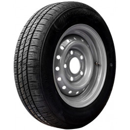 ROUE COMPLÈTE REMORQUE - 155/70R13 TL 75N (ou 75T) / 5 trous Ø67x112xØ15.5 / ET30 / Valve TR413