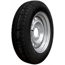 ROUE COMPLÈTE REMORQUE - 145/70R13 TL 74N M+S / 4 TROUS Ø85x115xØ12.5 ET0 / VALVE TR413