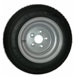 Roue complète remorque - 155/70R12 TL 104/102N / 5 trous - ET0 / entre-axe Ø94x140 / Valve TR600 HP