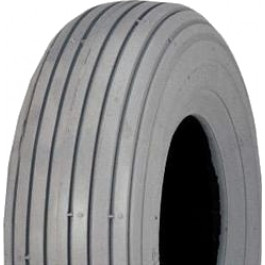 Pneu ligné gris - 7x1 3/4 - ETRTO 47-93 TT 2PR pour poussette et orthopédie