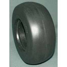 Pneu plein (Bandage) Noir - Greentyre Zusc Flat - 9x3.50-4 - pour jante largeur 59 à 62 mm