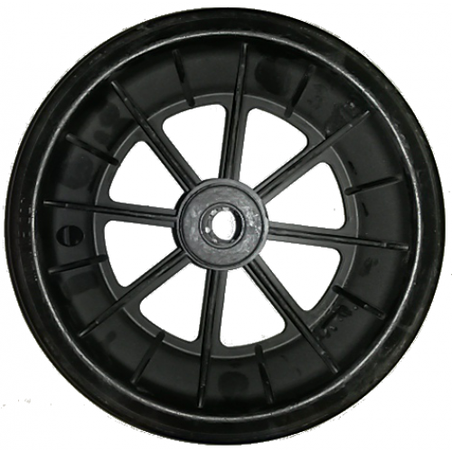 ROUE / JANTE PLASTIQUE GRISE 2.50x8 TT (NON TUBELESS) MOYEUX