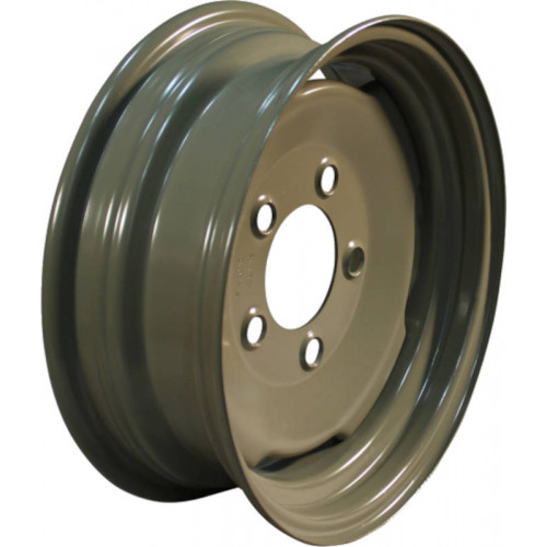 ROUE (JANTE) GRISE NUE ACIER AGRICOLE 4.50x16 TT / 5 TROUS ET0 ENTRAXE Ø94xØ140xØ18.5 TROU