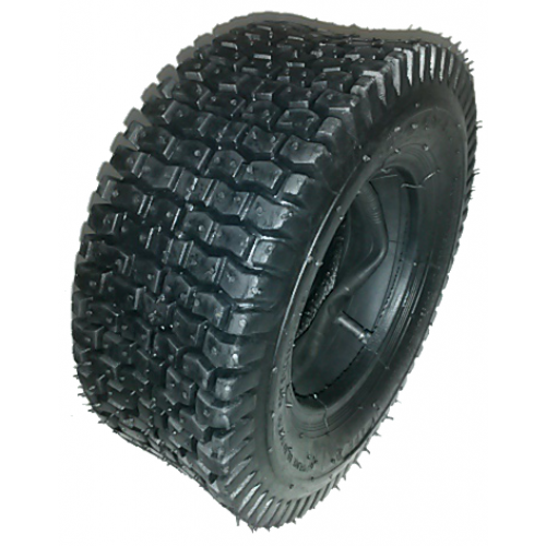 SET (pneu + chambre à air avec valve coudée TR87) GAZON 13x5.006 TT 4PR