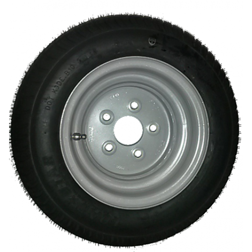 Roue Complète 10 Pouces Remorque 195/55 R10C – Jante Aluminium 5x112 UNITRAILER + Pneu Renforcé Linglong 750 Kg