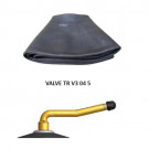 Chambre à air - 14.00-20 (15.5/80-20 · 365/85-20) - Valve double coude V3.04.5