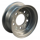 ROUE / JANTE MANUT ACIER GRISE EN 2 PART. BOUL. - 4.00x9 TT / 5T. Ø94x140xØ18.5 ET0
