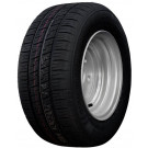 ROUE COMPLÈTE REMORQUE - 195/55R10C TL 98/96N M+S / 4 TROUS - DÉPORT ET-4 / ENTRAXE Ø60x100xØ15 / PNEU KENDA KR101 MASTERTRAIL 3G / Valve TR-416S