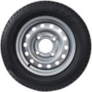 ROUE COMPLÈTE REMORQUE - 155/80R13 TL 79T (ou 79N) / 4 TROUS Ø85x130xØ18.5 / ET0 / VALVE TR413