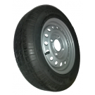 Roue complète remorque 155/70R13 TL 78N M+S / pneu GT Radial KargoMax ST-4000 / 4 trous - déport ET20 / entraxe Ø85x130xØ18.5 / Valve TR13