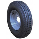 ROUE COMPLÈTE REMORQUE- 146/91-8 (5.70/5.00-8) TT 6PR 77M / 4 TROUS Ø60x100xØ13.5 ET0 / KINGS KT-701 / VALVE TR13