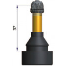 Valve droite haute pression de 37 mm TR801 HP - pour trou de jante de 16 mm - Pression maxi à froid de 7.0 bars