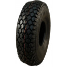 ROUE COMPLÈTE GONFLABLE - 4.80/4.00-8 TT 6PR / JTE ACIER GRISE M.RB (6205 2RS) Ø25x92/92 mm ET0 / VELOCE V-6602 / VALVE TR13