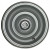 Jante grise acier - 3.00x8 - TL - ET0 - Moyeu à roulements à billes (6006 2RS) de Ø30x100