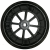 ROUE / JANTE PLASTIQUE GRISE - 2.50x8 TT (NON TUBELESS) - MOYEUX ROULEMENT à ROULEAUX Ø25x75