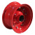 ROUE VLUKON ACIER AGRICOLE ROUGE - 3.00x8 EN 2 PARTIES BOULONNÉES - M.RB (6006 2RS) Ø30x100/100 ET0