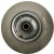 ROUE COMPLÈTE ORTHOPÉDIQUE INCREVABLE 2.80/2.50-4 (220x70) - JANTE ACIER GRISE MOYEU RB (6204 2RS) Ø20x75 / PN PLEIN GRIS GREETYRE FOY