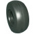 PNEU PLEIN NOIR GREENTYRE ZUSC FLAT - 9x3.50-4 - POUR JANTE DE LARGEUR INTERIEURE 63 à 65 mm