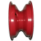JANTE ACIER ROUGE - 2.10x4 TL - MOYEU TUBE LISSE Ø35x71