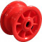 Jante plastique rouge - 2.10x4 - Moyeu roulement à rouleaux Ø20x60 - ET0