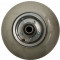 ROUE COMPLÈTE ORTHOPÉDIQUE INCREVABLE 2.80/2.50-4 (220x70) - JANTE ACIER GRISE MOYEU RB (6204 2RS) Ø20x75 / PN PLEIN GRIS GREETYRE FOY