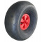 ROUE COMPLÈTE CHAR à VOILE - 21x12.00-8 TL 2PR / JANTE POLYPROPYLÈNE ROUGE MP PLAST 2.50x8 - MOYEU 75 mm AVEC CAGE Ø47x14 POUR RB / PNEU WANDA P325 / VALVE TR413