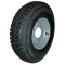 ROUE COMPLÈTE REMORQUE - 4.80/4.00-8 TL 71N 6PR / 4 TROUS Ø85x115xØ12.5 / PNEU QIND QD-713 / VALVE TR600 HP