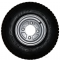 ROUE COMPLÈTE REMORQUE - 4.80/4.00-8 TL 4PR 62N / 4T Ø12.5 ENTRAXE Ø85x115 / PNEU QIND QD-713 / VALVE TR413