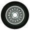 Roue complète remorque 155/70R13 TL 78N M+S / 4 trous ET0 / entraxe Ø85x130xØ18.5 / pneu GT Radial KargoMax ST-4000 / Valve TR413