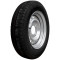 ROUE COMPLÈTE REMORQUE - 145/70R13 TL 74N (ou 79N) M+S / 4 TROUS Ø85x115xØ12.5 ET0 / VALVE TR413
