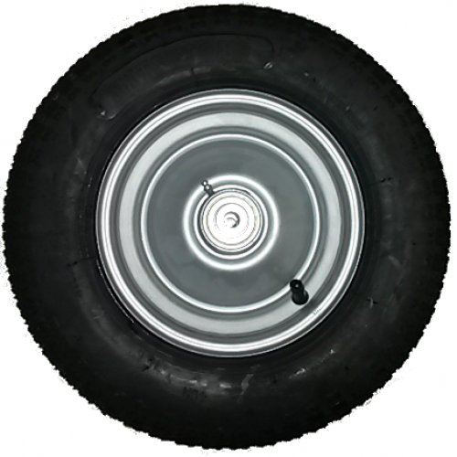 Trailer's wheel for NOVAL type - Tyre Kenda K303 - 3.50-8 TL 4PR 46M /  Steel rim with ball bearing - ET0 / hub Ø12x141