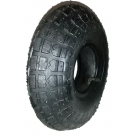 Set (tyre + inner tube with bent valve TR87) - 4.10/3.50-4 TT 4PR